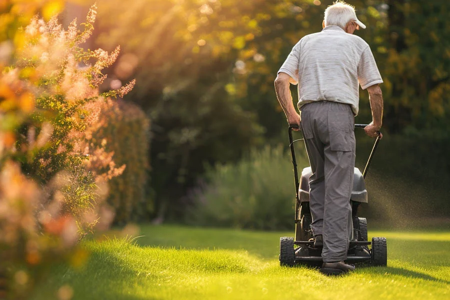 grass mower machine